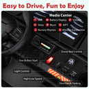 24V 2-Seater Ride-On Dump Truck with Electric Dump Bed and Music Lights for Kids - Black - product detail 6
