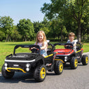 24V Ride-On Toy for Kids with Horn and Music for Boys and Girls - Black - product detail 1