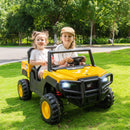 24V Ride-On UTV 4WD Licensed Caterpillar with Dump Bed - Yellow - product detail 1