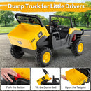 24V Ride-On UTV 4WD Licensed Caterpillar with Dump Bed - Yellow - product detail 7