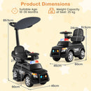 Police Toddler Push Car with Handle and Canopy product image 14