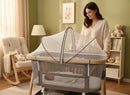 Rever Bebe Dream On Me Bassinet Co Sleeper V2  Charcoal Grey