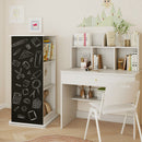 360° Spinning Corner Bookcase with Chalkboard and Mirror – product image 3