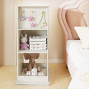 360° Spinning Corner Bookcase with Chalkboard and Mirror – product image 4