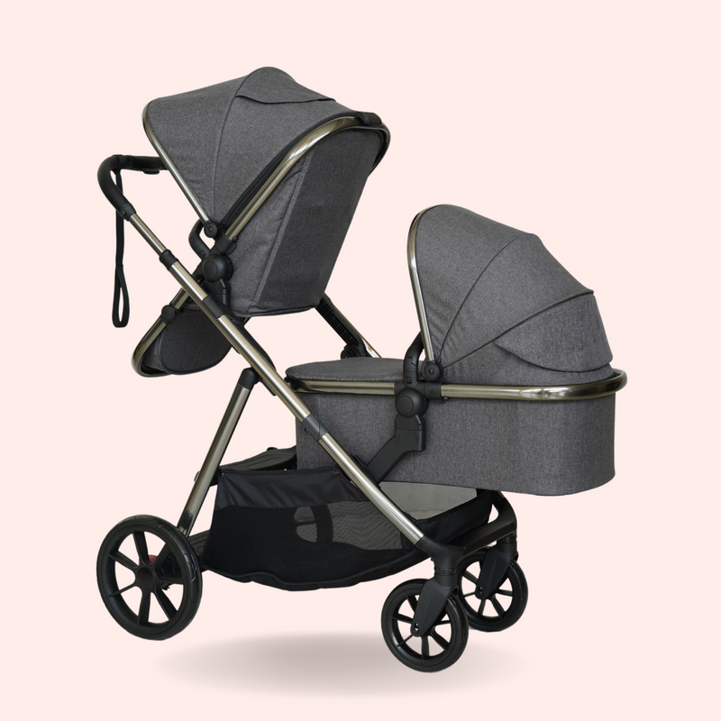 Rever Bebe Horizon Single To Double Pram / Stroller