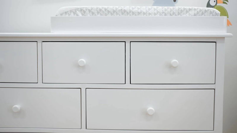 Rever Bebe Deluxe 7 Drawer/Chest Dresser with change table