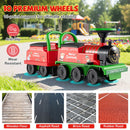 Ride-On Train with Carriage 6V 2-Seater Battery Powered Ride-On Toy with Under-Seat Storage - Green - product detail 10