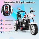 6V Kids Motorcycle 3-Wheel with Headlight and Horn White - White - product detail 7