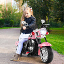 6V Kids Motorcycle 3-Wheel with Headlight and Horn White - Pink - product detail 2