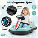 6V Electric Kids' Ride-On Bumper Car with 360° Spinning - Green - product detail 7