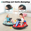 6V Electric Kids' Ride-On Bumper Car with 360° Spinning - Green - product detail 8