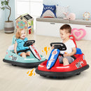 6V Electric Kids' Ride-On Bumper Car with 360° Spinning - Green - product detail 1