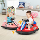 6V Electric Kids' Ride-On Bumper Car with 360° Spinning - Pink - product detail 10