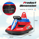 6V Electric Kids' Ride-On Bumper Car with 360° Spinning - Red - product detail 3