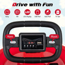 6V Electric Kids' Ride-On Bumper Car with 360° Spinning - Red - product detail 6