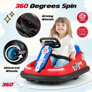 6V Electric Kids' Ride-On Bumper Car with 360° Spinning - Red - product detail 4