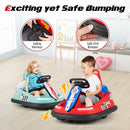 6V Electric Kids' Ride-On Bumper Car with 360° Spinning - Red - product detail 7