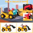 6V Kids Electric Construction Vehicle with Controllable Digging Bucket - Default - product detail 14