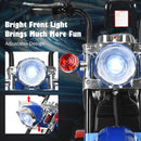 6V Kids Motorcycle 3-Wheel with Headlight and Horn White - Blue - product detail 9