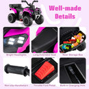 6V Kids' Ride-On ATV with Music and Spray Function - Pink - product detail 9