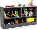 Kids Bookshelf & Toy Shelf, Storage Cabinet w/ 5 Compartments for Organizing Toys, Dolls – product image 12