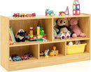 Kids Bookshelf & Toy Shelf, Storage Cabinet w/ 5 Compartments for Organizing Toys, Dolls – product image 11