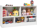 Kids Bookshelf & Toy Shelf, Storage Cabinet w/ 5 Compartments for Organizing Toys, Dolls – product image 10