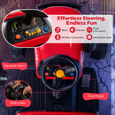 24V Ride-On Tractor with Tiltable Detachable Trailer Remote and LED - Red - product detail 10