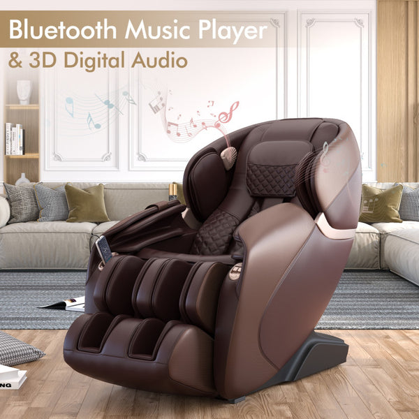 Full Body Zero-Gravity Shiatsu Massage Chair With Heating (SL-Track)