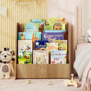 4-Tier Kids Wooden Bookshelf with Deep Compartments – product image 3