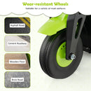 Electric Kid Ride-On Motorcycle with Bubble Maker and Music Button - Green - product detail 9