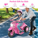 Electric Kid Ride-On Motorcycle with Bubble Maker and Music Button - Pink - product detail 7