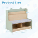 Kids Reading Nook with Bench, Toddler Toy Storage Organizer – product image 3