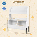 Kids Toy Storage Organizer, Wooden Montessori Bookshelf with 2 Storage Bins and Open Shelf – product image 11