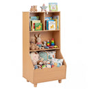 Kids Toy Storage Organizer, 3-Tier Wooden Bookshelf with 2 Anti-Toppling Devices, Top Surface – product image 11