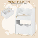 Kids Bookshelf and Toy Storage Organizer, 3-Tier Wooden Kids Book Shelf – product image 10