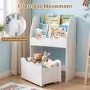 Kids Bookshelf and Toy Storage Organizer, 3-Tier Wooden Kids Book Shelf – product image 6
