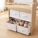 4-in-1 Wooden Kids Art Table and 2 Chairs Set product image 7