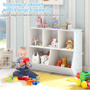 5-Cubby Kids Toy Storage Organizer, Wooden Children Bookcase Bookshelf – product image 5
