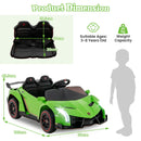 Licensed Lamborghini 4WD Kids' Ride-On Sports Car for Kids - Green - product detail 3