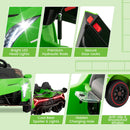Licensed Lamborghini 4WD Kids' Ride-On Sports Car for Kids - Green - product detail 4