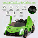 Licensed Lamborghini 4WD Kids' Ride-On Sports Car for Kids - Green - product detail 5