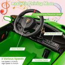 Licensed Lamborghini 4WD Kids' Ride-On Sports Car for Kids - Green - product detail 6