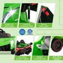 Licensed Lamborghini 4WD Kids' Ride-On Sports Car for Kids - Green - product detail 10