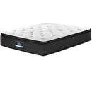 Giselle Bedding Eve Euro Top Pocket Spring Mattress 34cm Thick Queen