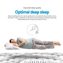 Giselle Bedding Como Euro Top Pocket Spring Mattress 32cm Thick Double