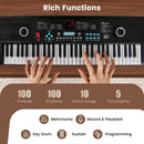 61-Key Kids Keyboard Piano with Microphone product image 5