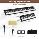 88-Key Folding Piano Keyboard with Wireless MIDI product image 3