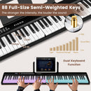 88-Key Folding Piano Keyboard with Wireless MIDI product image 9
