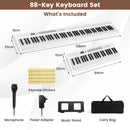 88-Key Folding Piano Keyboard with Wireless MIDI product image 13